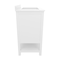 Flash Furniture Vega 30 Inch Vanity w/Sink Combo, Storage Cabinet w/Soft Close Doors and Open Shelf, White/Gold FS-VEGA30-WH-GLD-GG - alternate 2